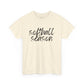 Softball Season- Black Text Tee