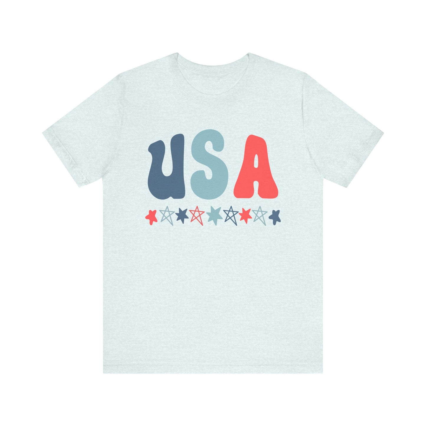 USA Stars Unisex Jersey Short Sleeve Tee