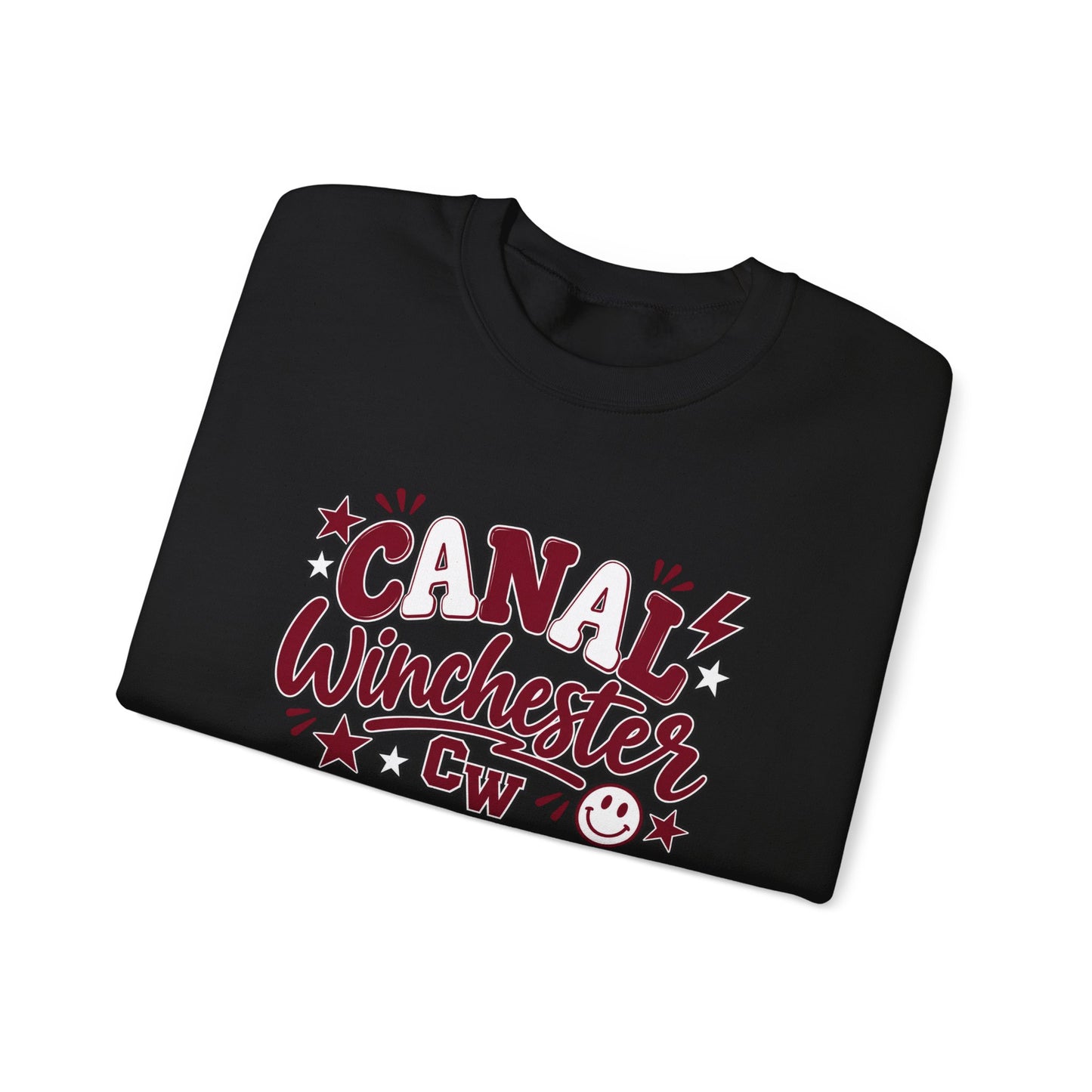 Crewneck Sweatshirt – 'Canal Winchester' Retro Script Pullover