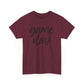 Game Day- Black Text Script Tee