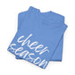 Cheer Season- White Text Tee