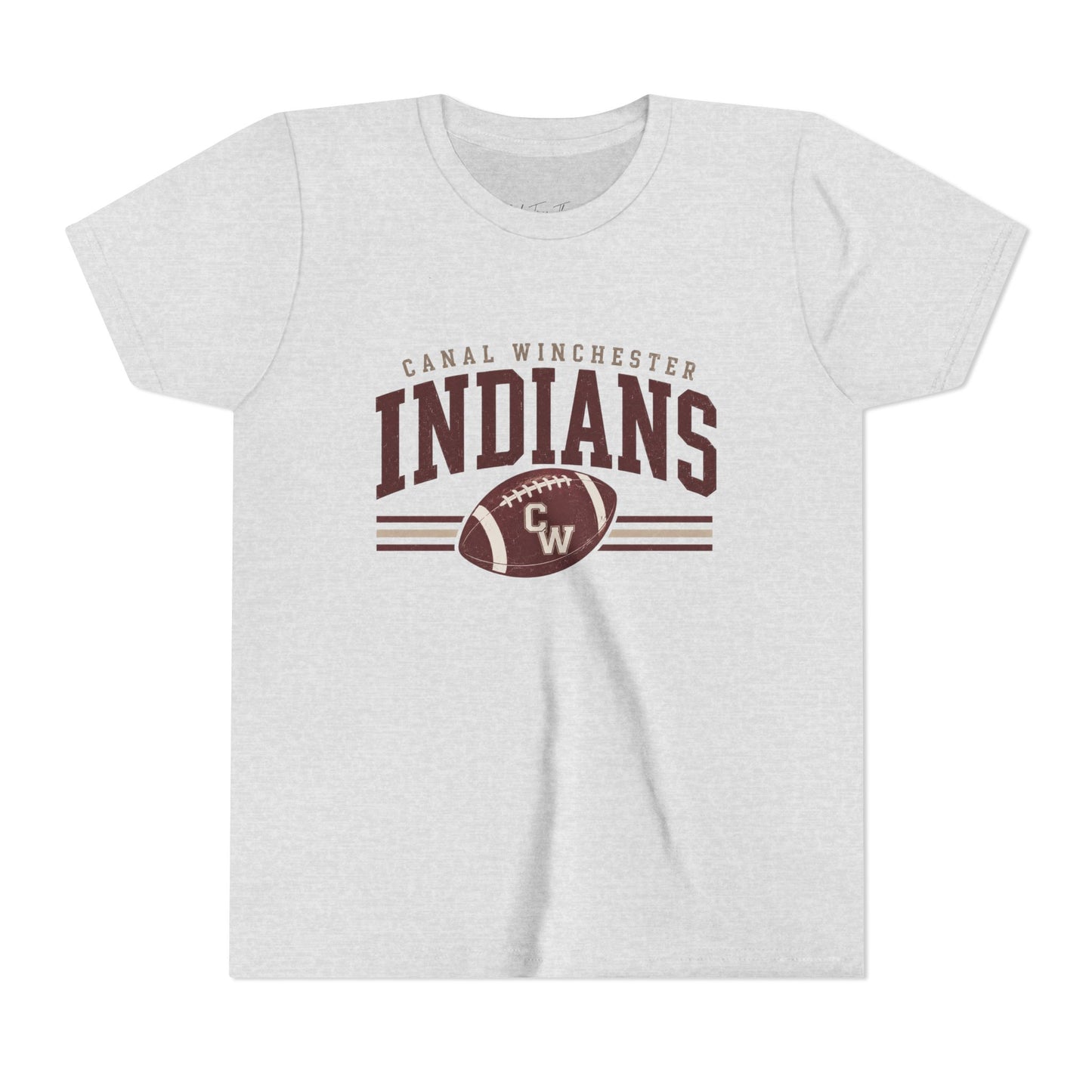 Youth Tee - Canal Winchester Indians Football Tee