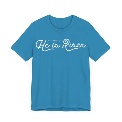 He Is Risen. Unisex Jersey Short Sleeve Tee