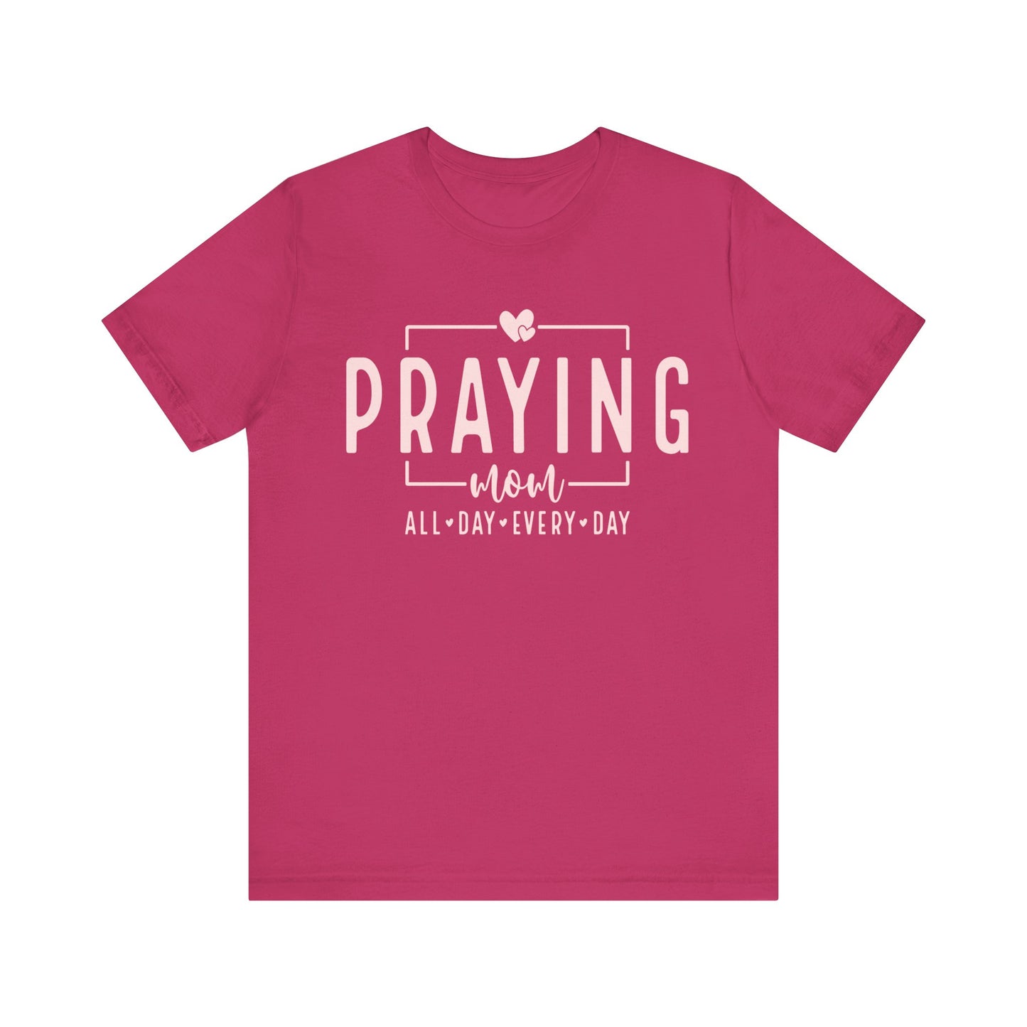 Praying Mom Unisex Jersey Short Sleeve Tee