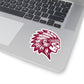 CW Indians Die-Cut Vinyl Sticker — Maroon CW Indians Logo