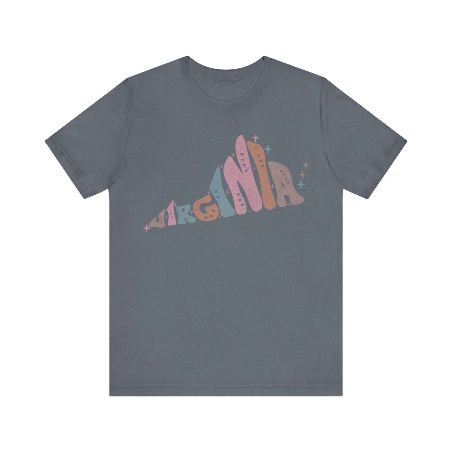 Virginia State Tee Unisex Jersey Short Sleeve Tee