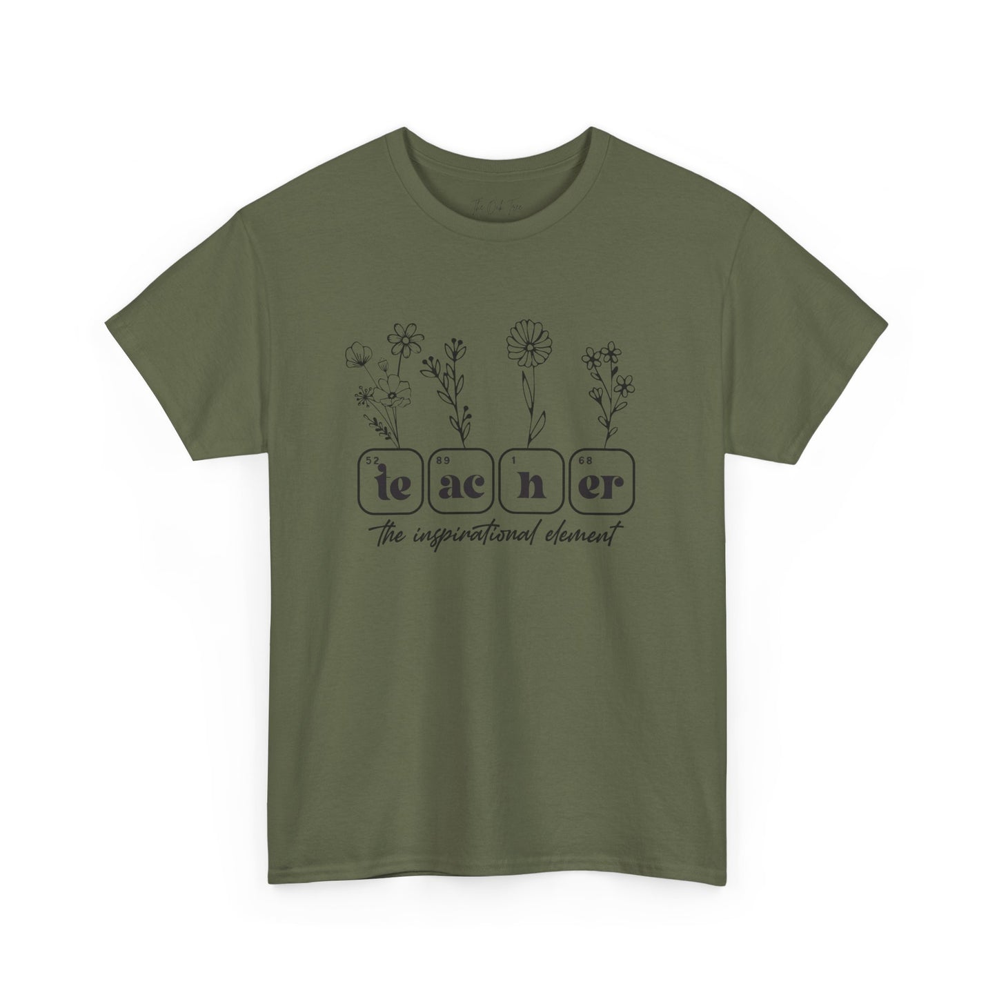 Teacher The Inspirational Element Unisex Heavy Cotton Tee