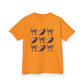 Kids Football & Bows T‑Shirt — Cute Gridiron Pattern for Girls, Youth Game Day Tee