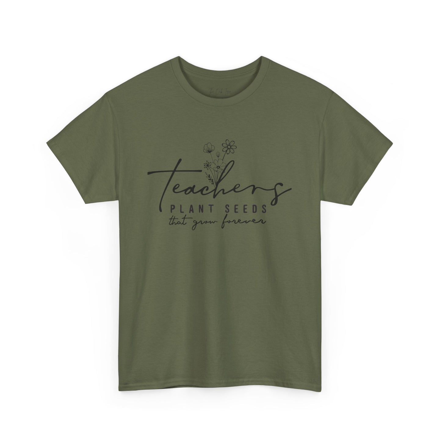 Teachers Plant Seeds Tee Unisex Heavy Cotton Tee
