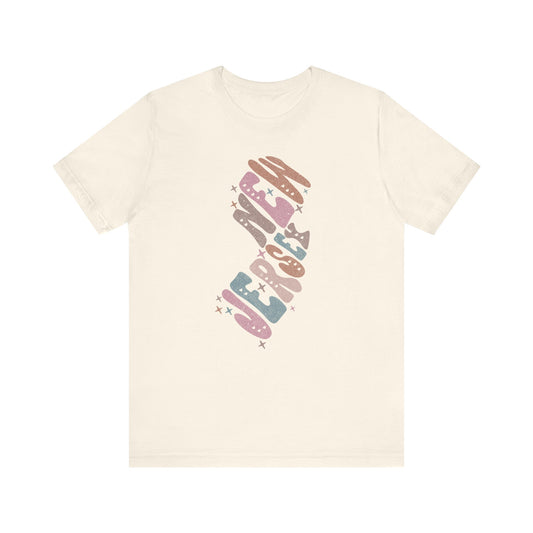 New Jersey State Tee Unisex Jersey Short Sleeve Tee