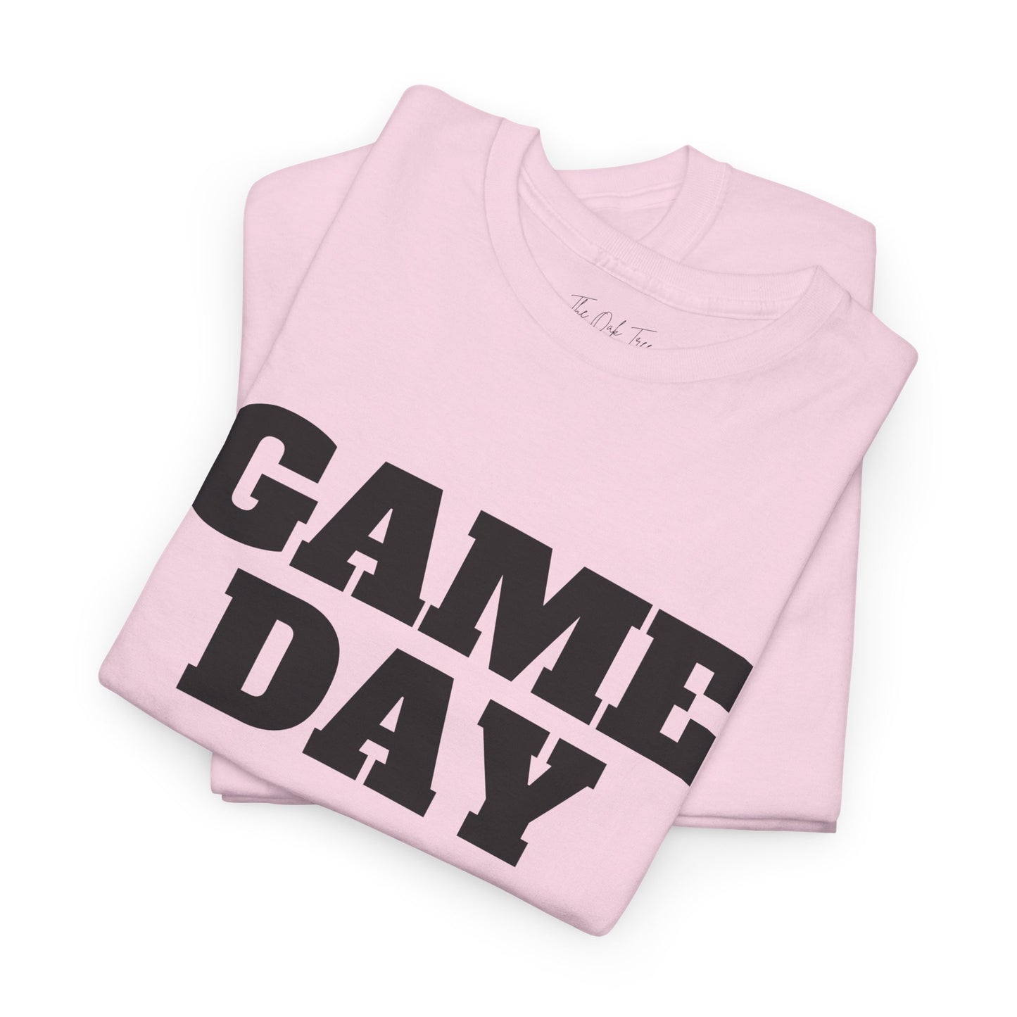 Game Day- Black Text Tee
