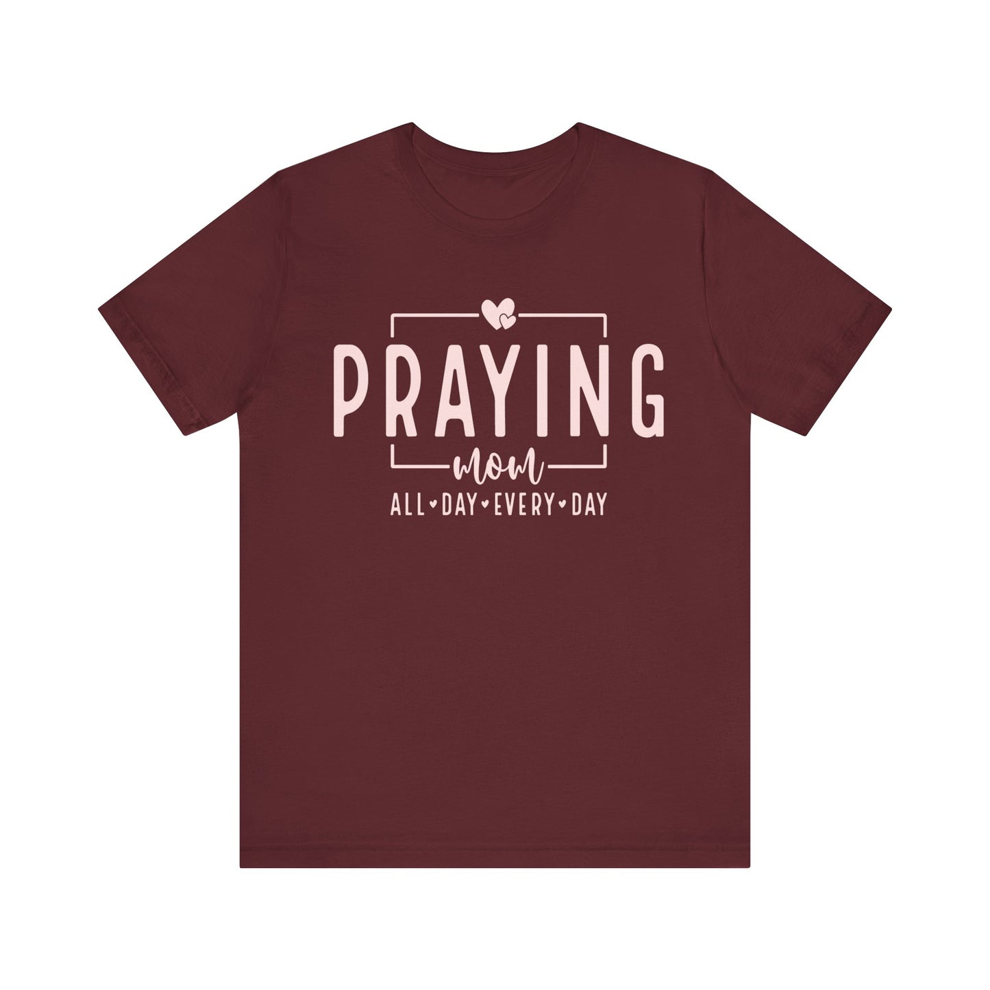 Praying Mom Unisex Jersey Short Sleeve Tee