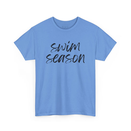 Swim Season- Black Text Tee