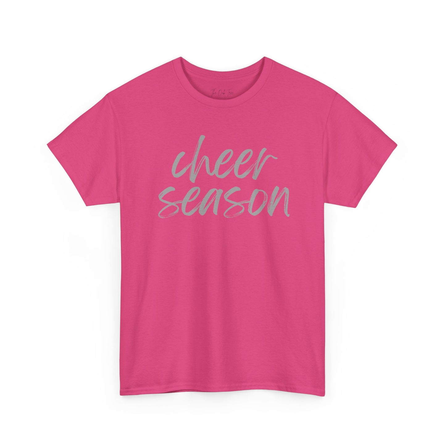 Cheer Season- Grey Text Tee