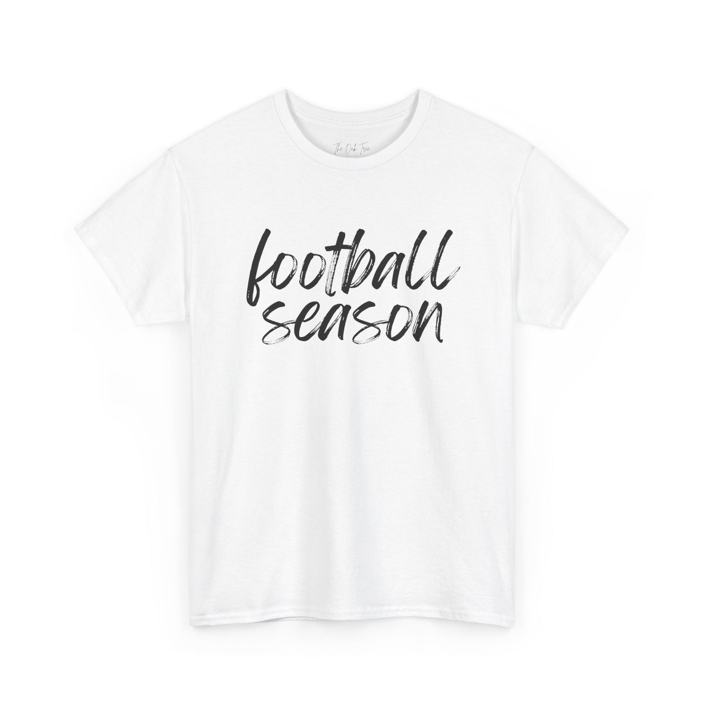 Football Season- Black Text Tee