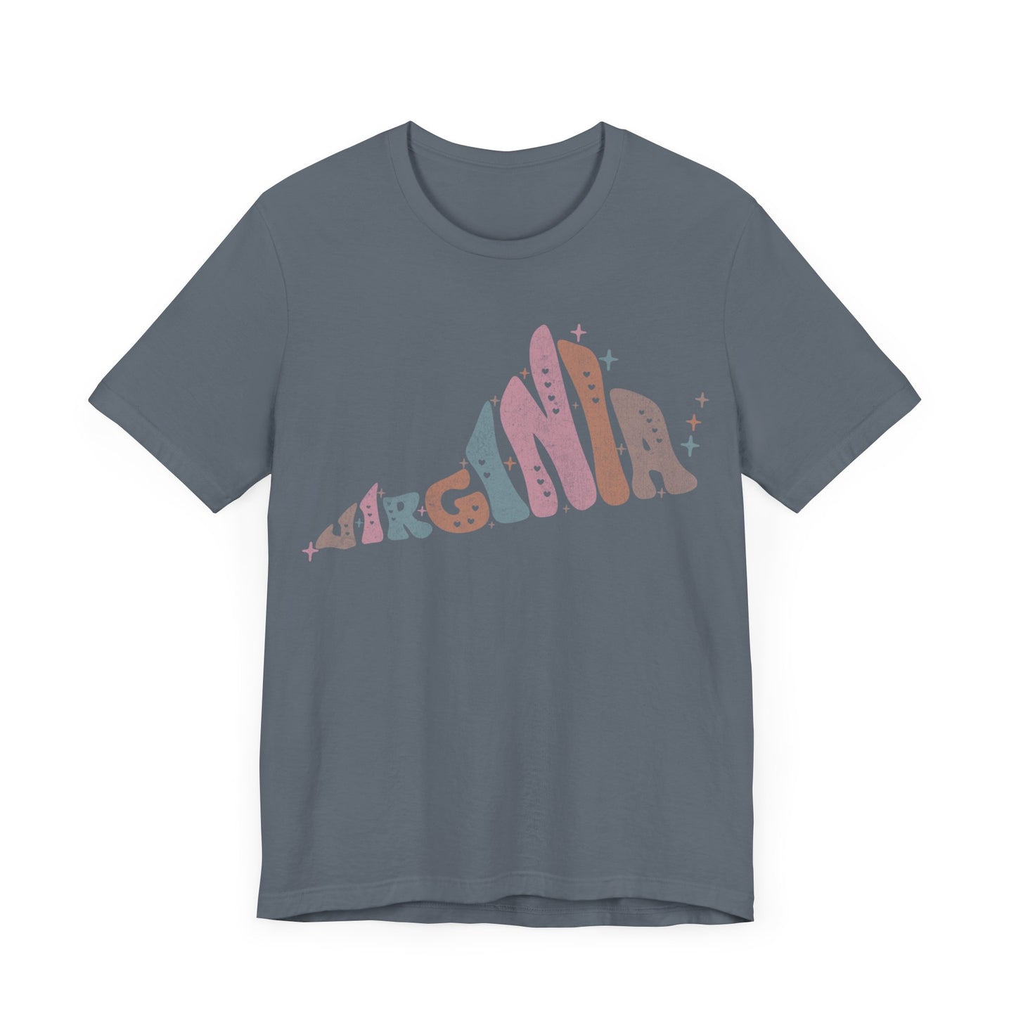 Virginia State Tee Unisex Jersey Short Sleeve Tee