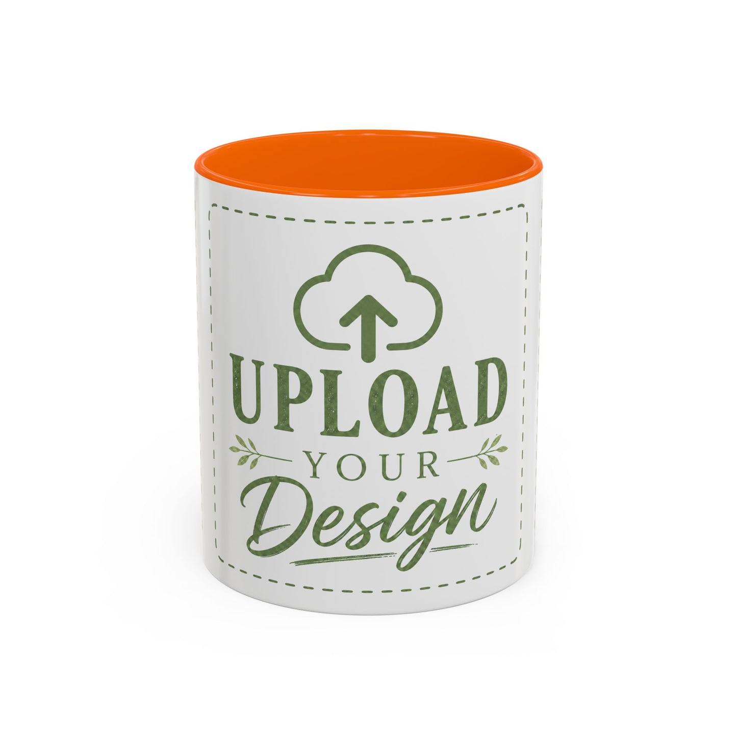 Custom Accent Coffee Mug – Custom Upload Design Ceramic Mug (11oz & 15oz)