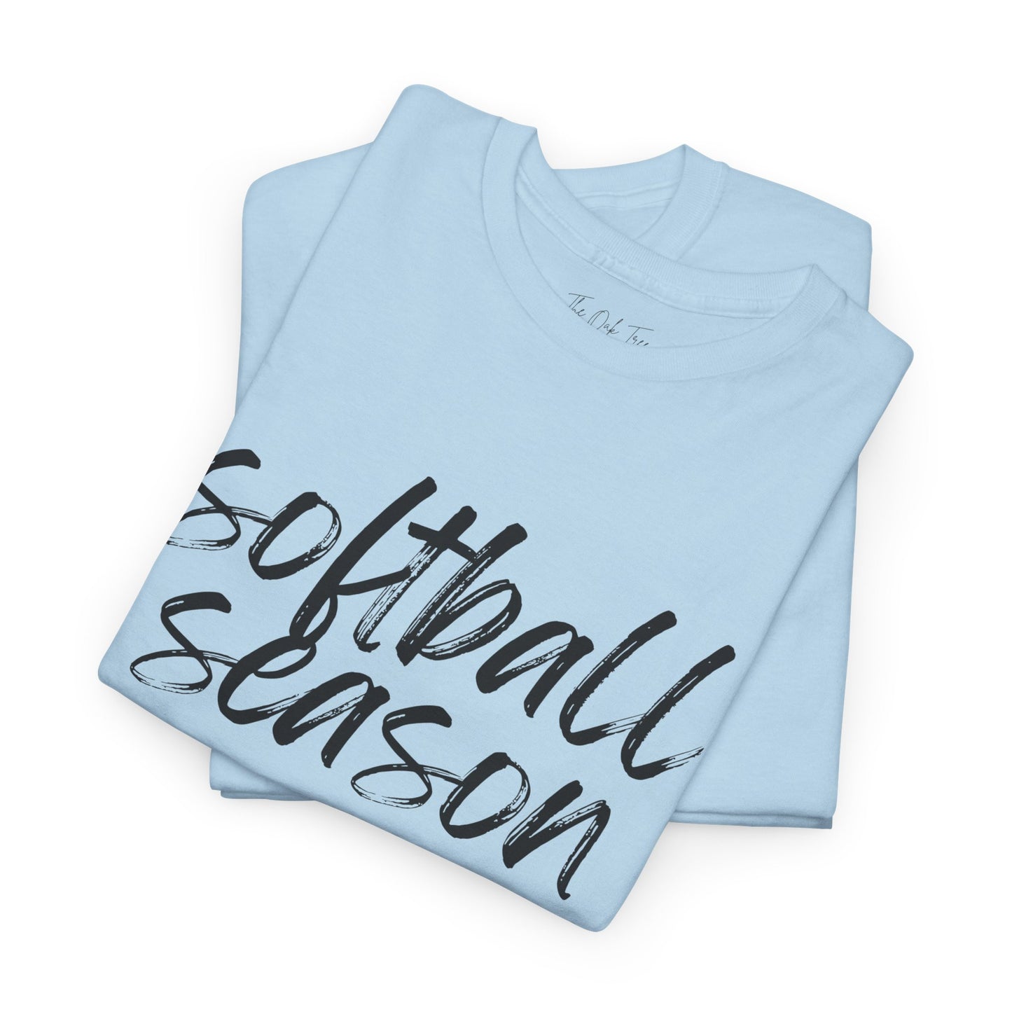 Softball Season- Black Text Tee