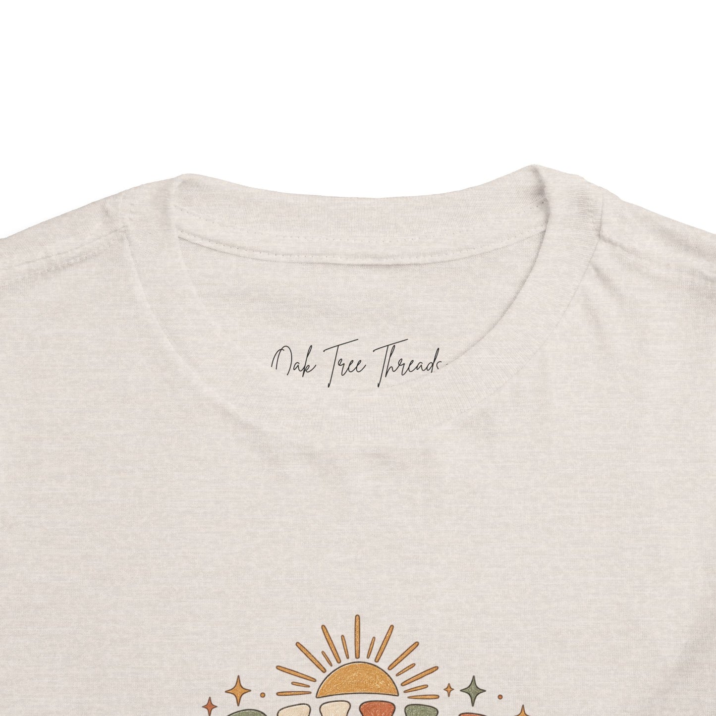 Child of God Toddler Tee — Christian Faith Baby Shirt with Sun & Floral Design
