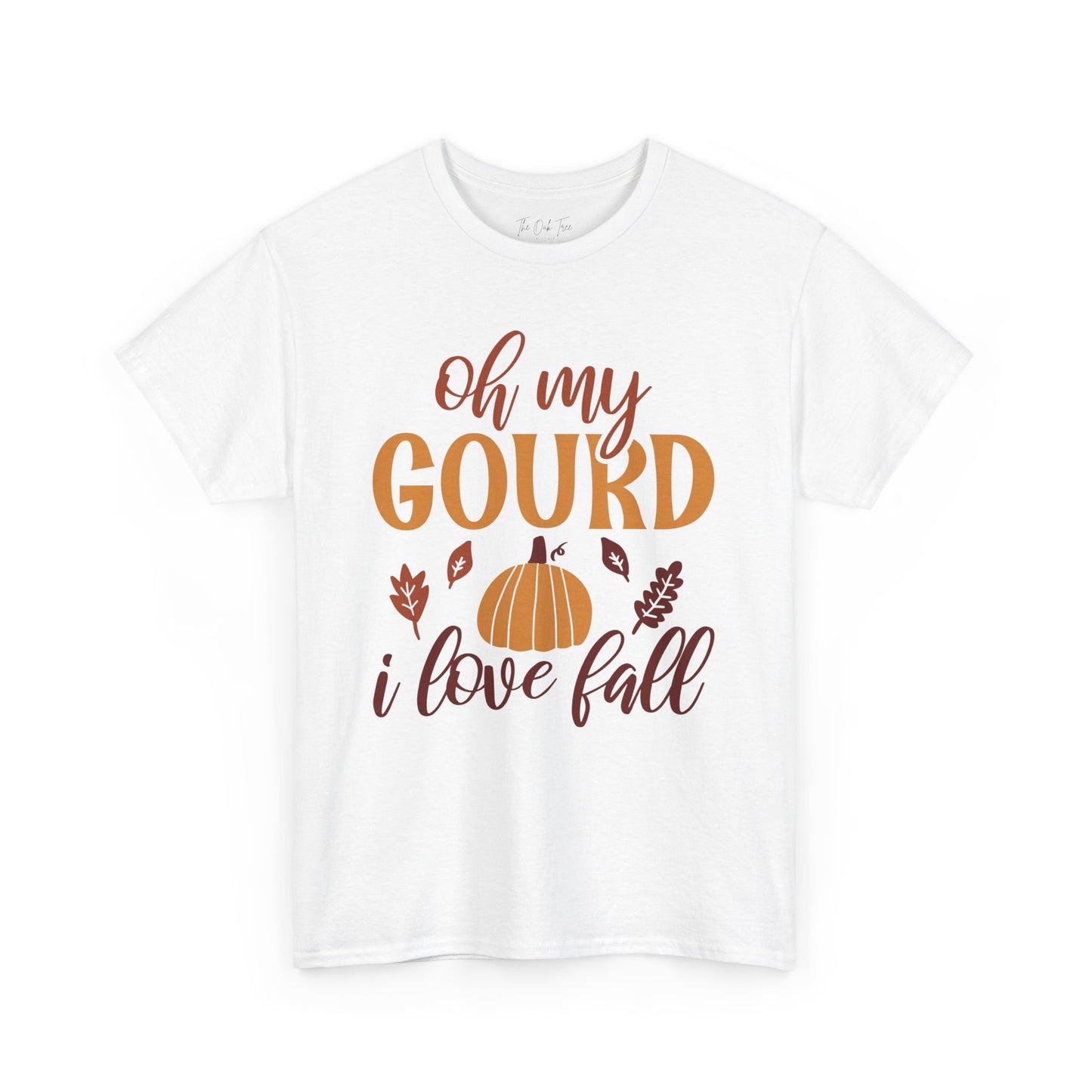 Oh My Gourd I Love Fall Unisex Heavy Cotton Tee