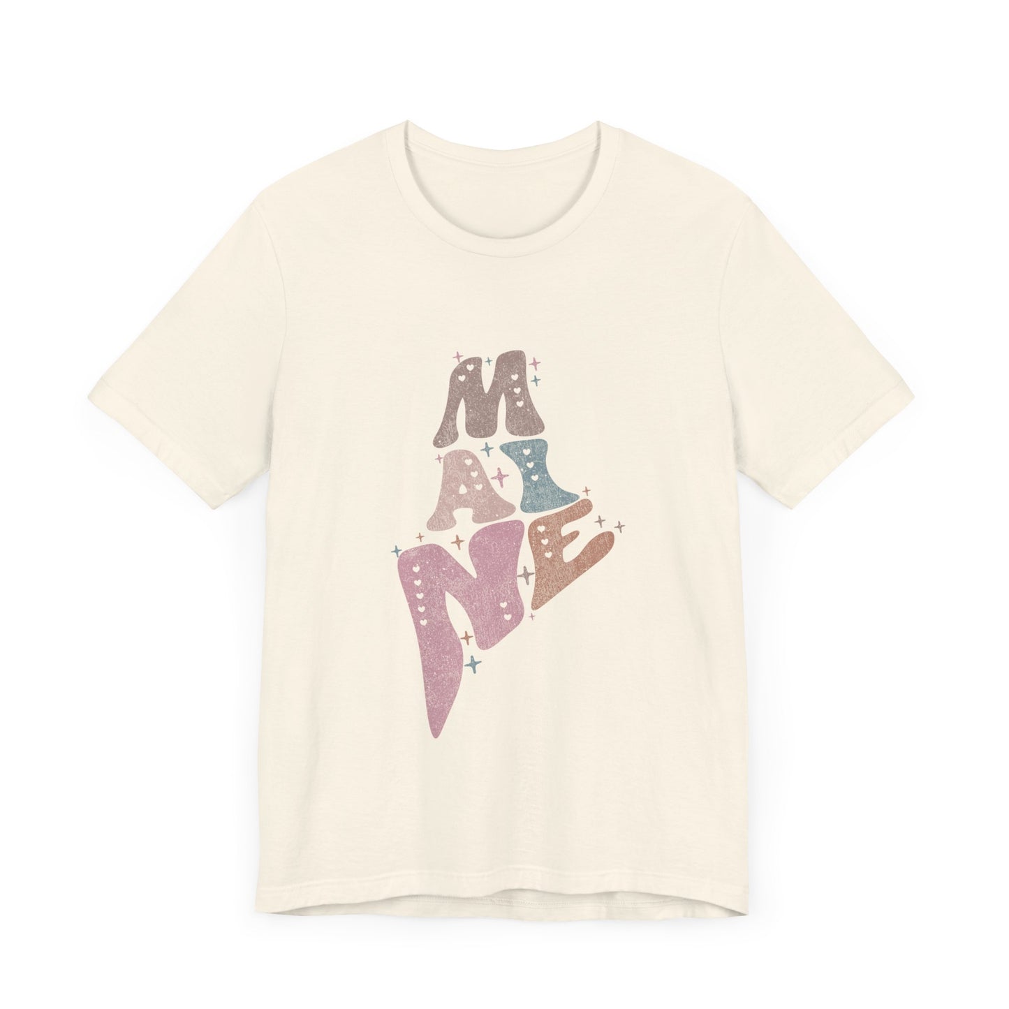 Maine State Tee Unisex Jersey Short Sleeve Tee