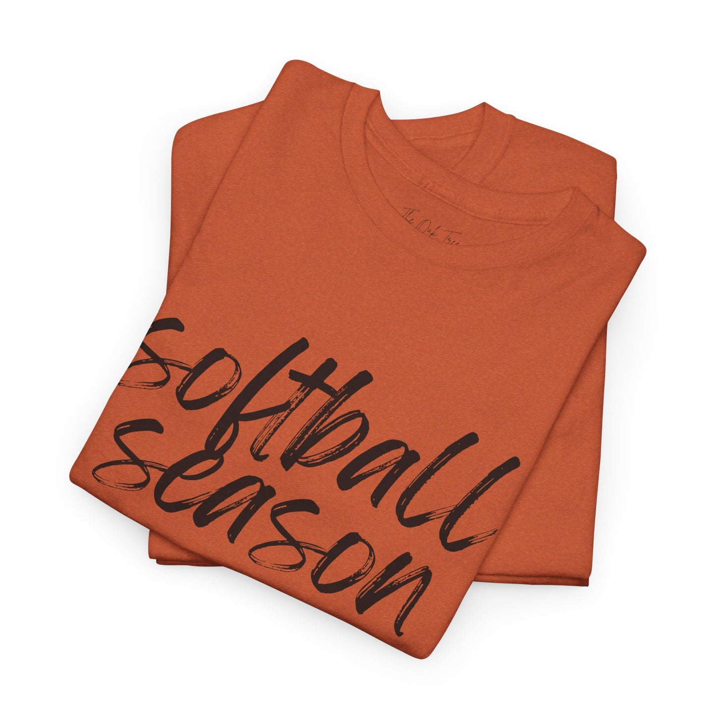 Softball Season- Black Text Tee