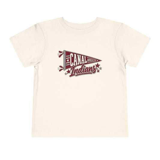 Canal Indians Toddler Tee — Vintage Pennant Sports Shirt