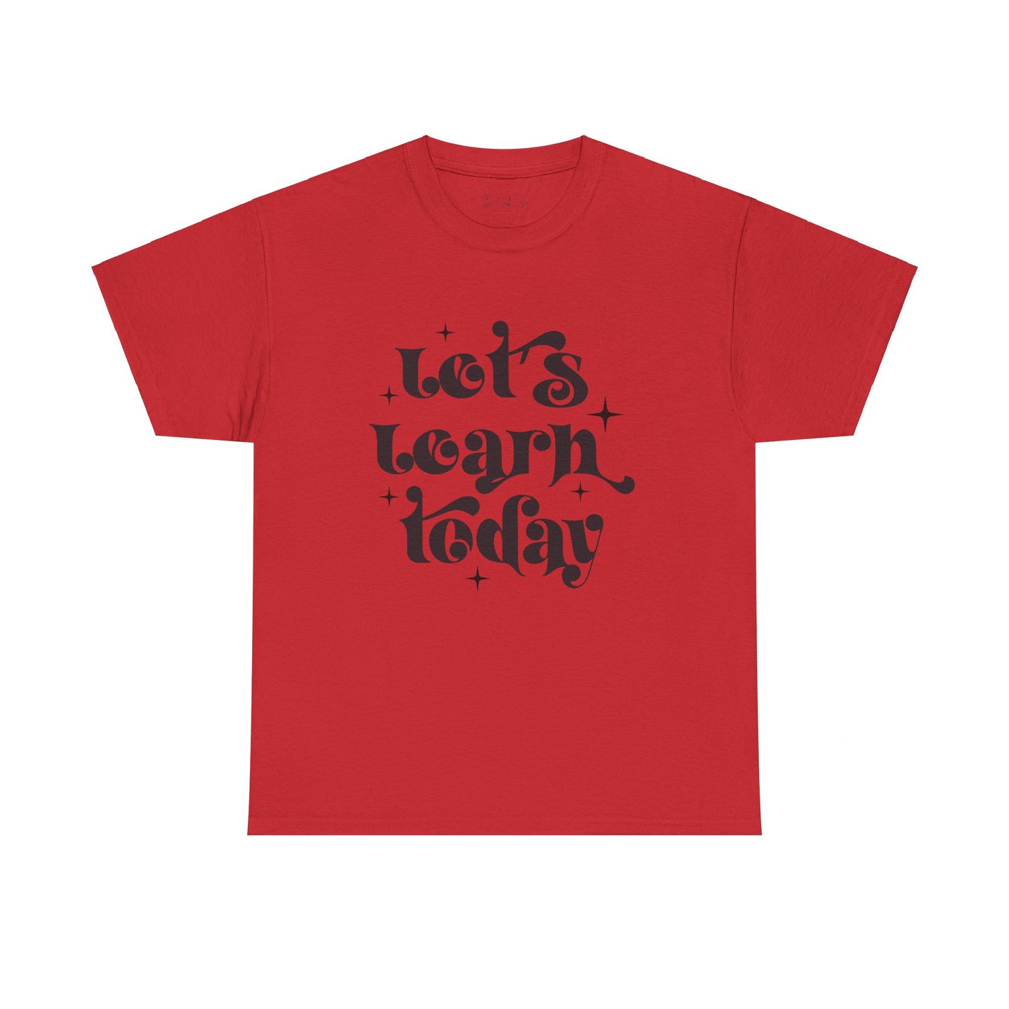 Let's Learn Today Unisex Heavy Cotton Tee