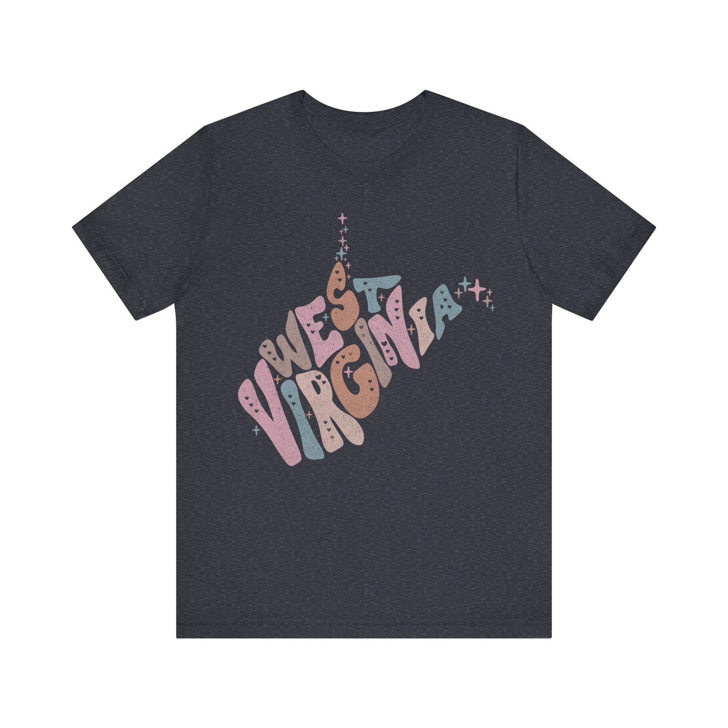 West Virginia State Tee Unisex Jersey Short Sleeve Tee