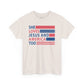 She Loves Jesus & America Too Unisex Jersey Short Sleeve Tee