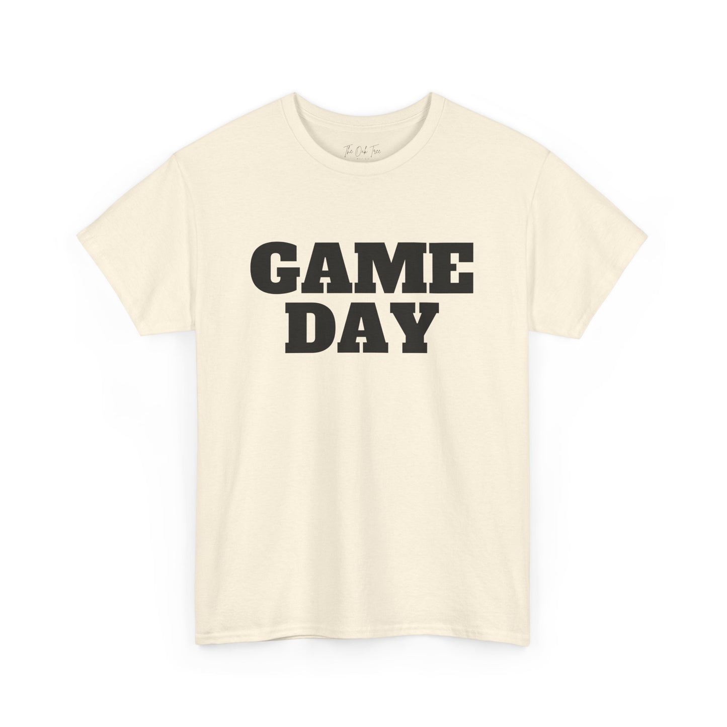 Game Day- Black Text Tee