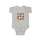 Baby Football & Bow Bodysuit — Cute Game Day Infant Onesie
