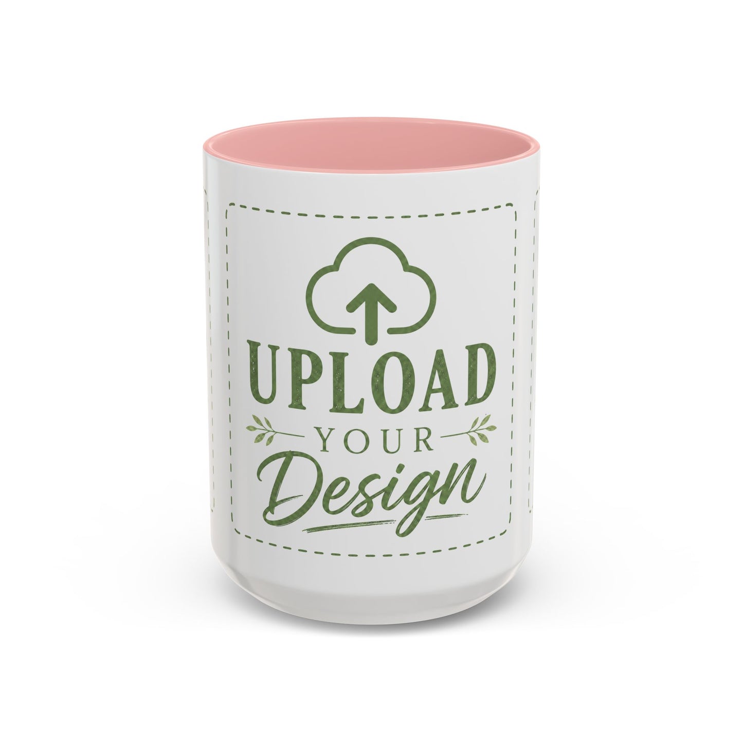 Custom Accent Coffee Mug – Custom Upload Design Ceramic Mug (11oz & 15oz)