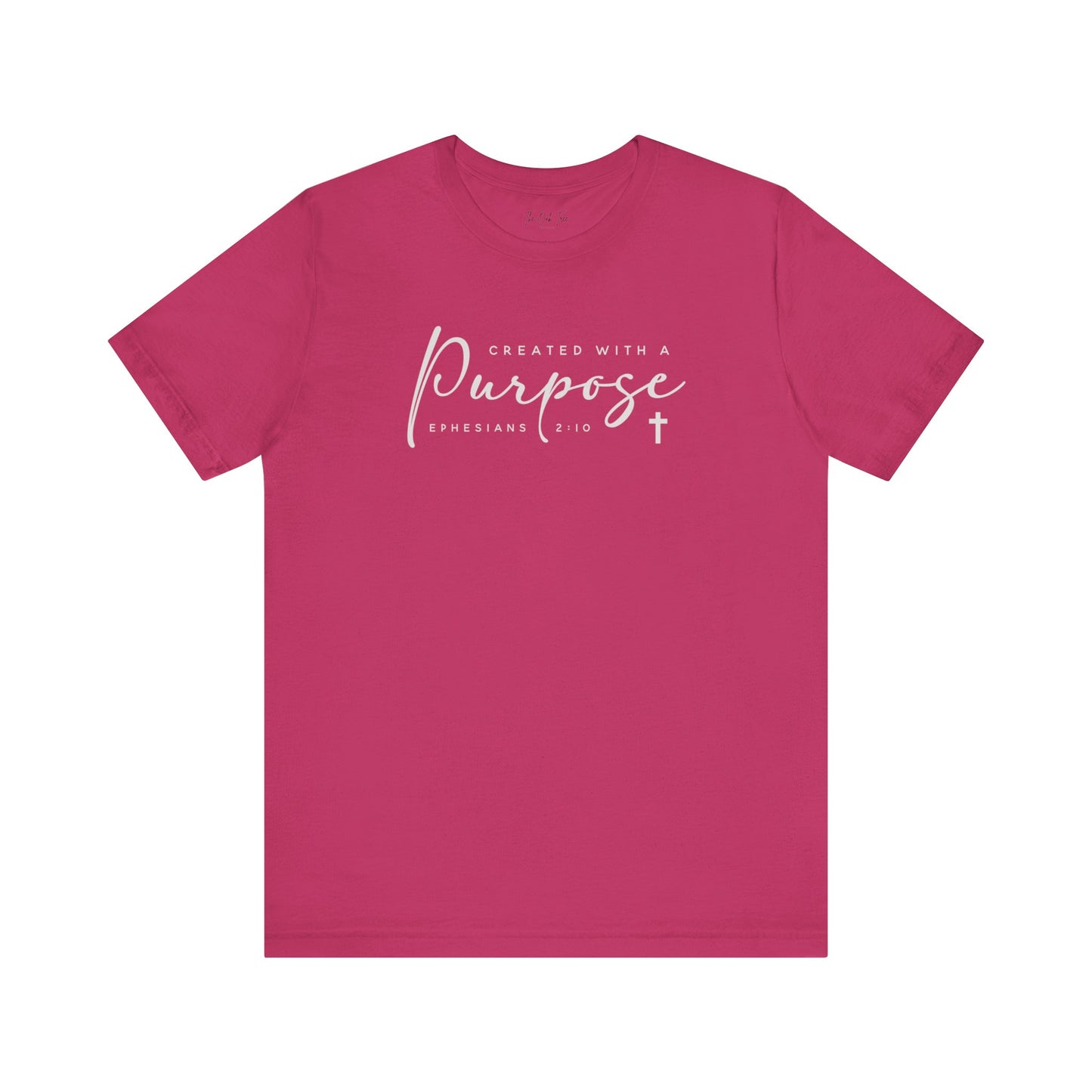 Created With a Purpose Unisex Jersey Short Sleeve Tee