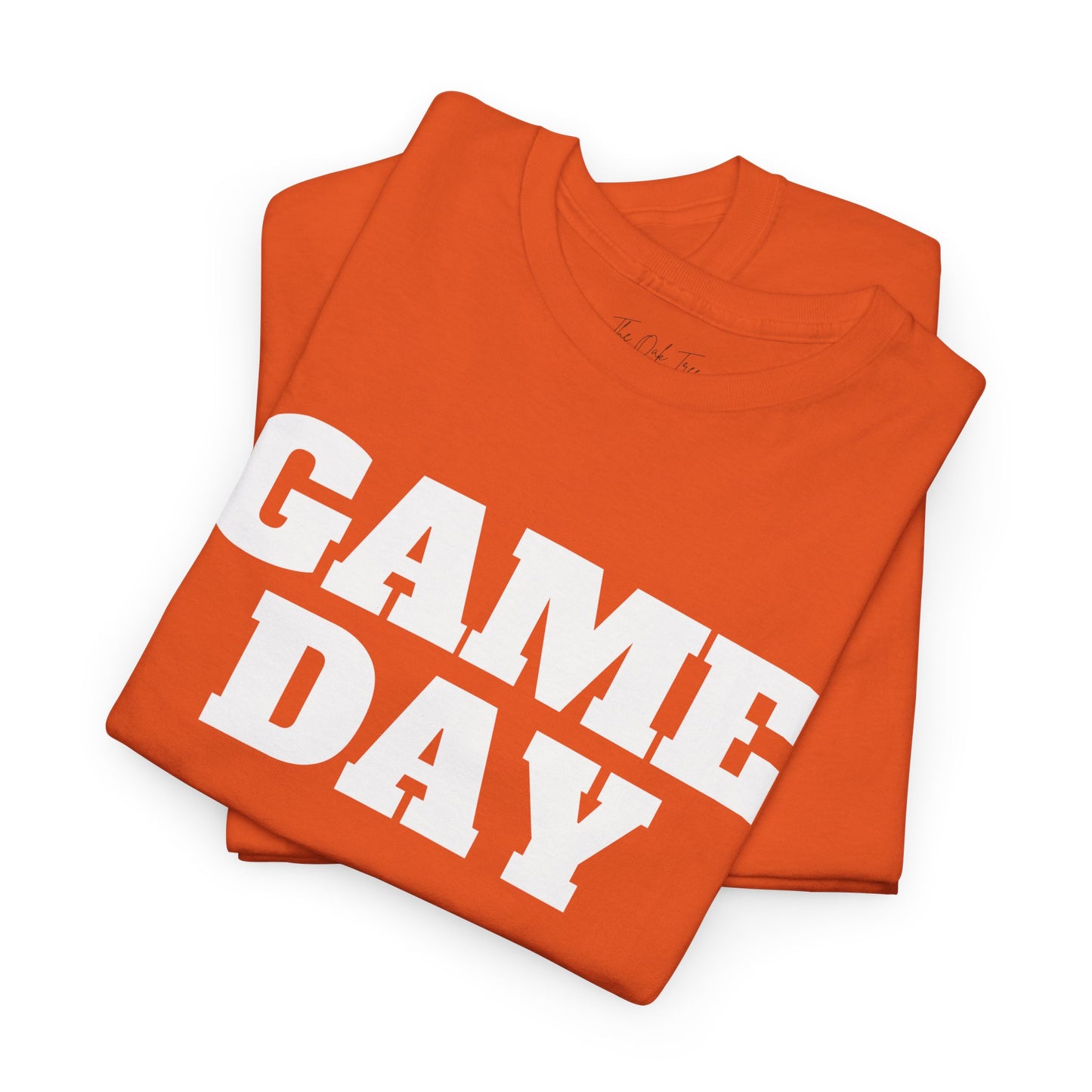 Game Day- White Text Tee
