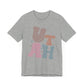 Utah State Tee Unisex Jersey Short Sleeve Tee