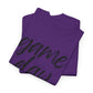Game Day- Black Text Script Tee