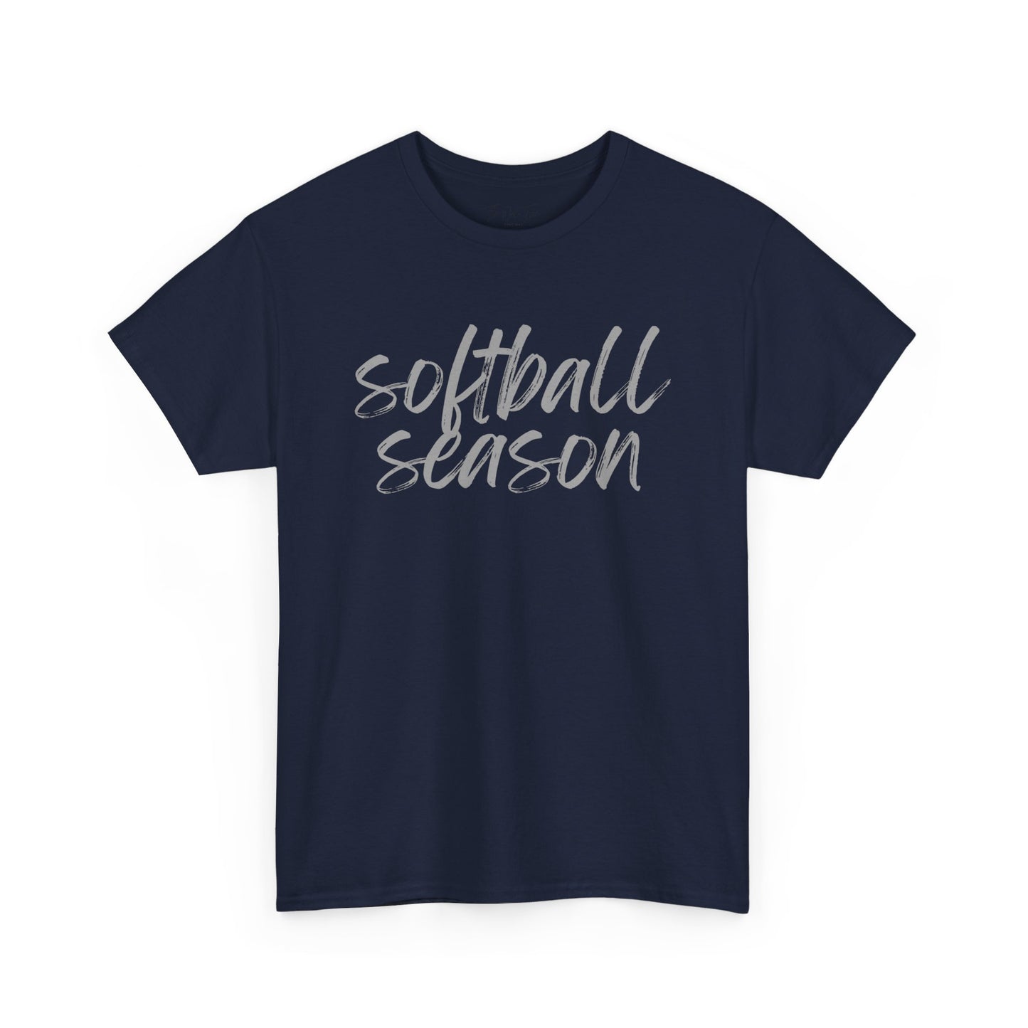 Softball Season- Grey Text Tee