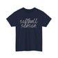 Softball Season- Grey Text Tee