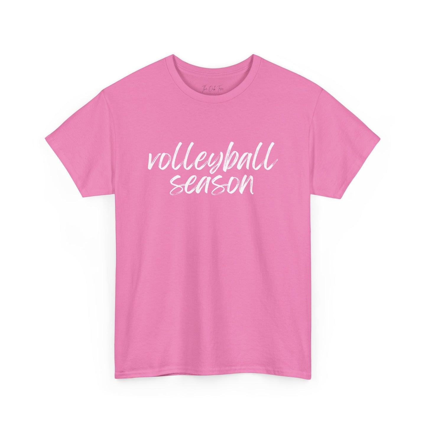 Volleyball Season- White Text Tee