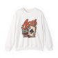 Amanda-Clearcreek Aces Vintage Card Crewneck Sweatshirt