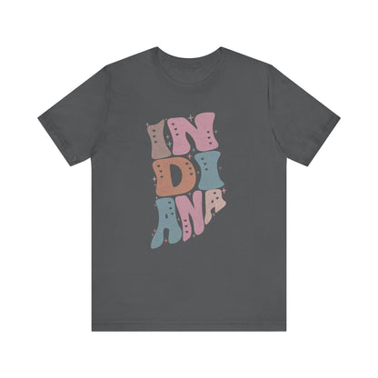 Indiana State Tee Unisex Jersey Short Sleeve Tee