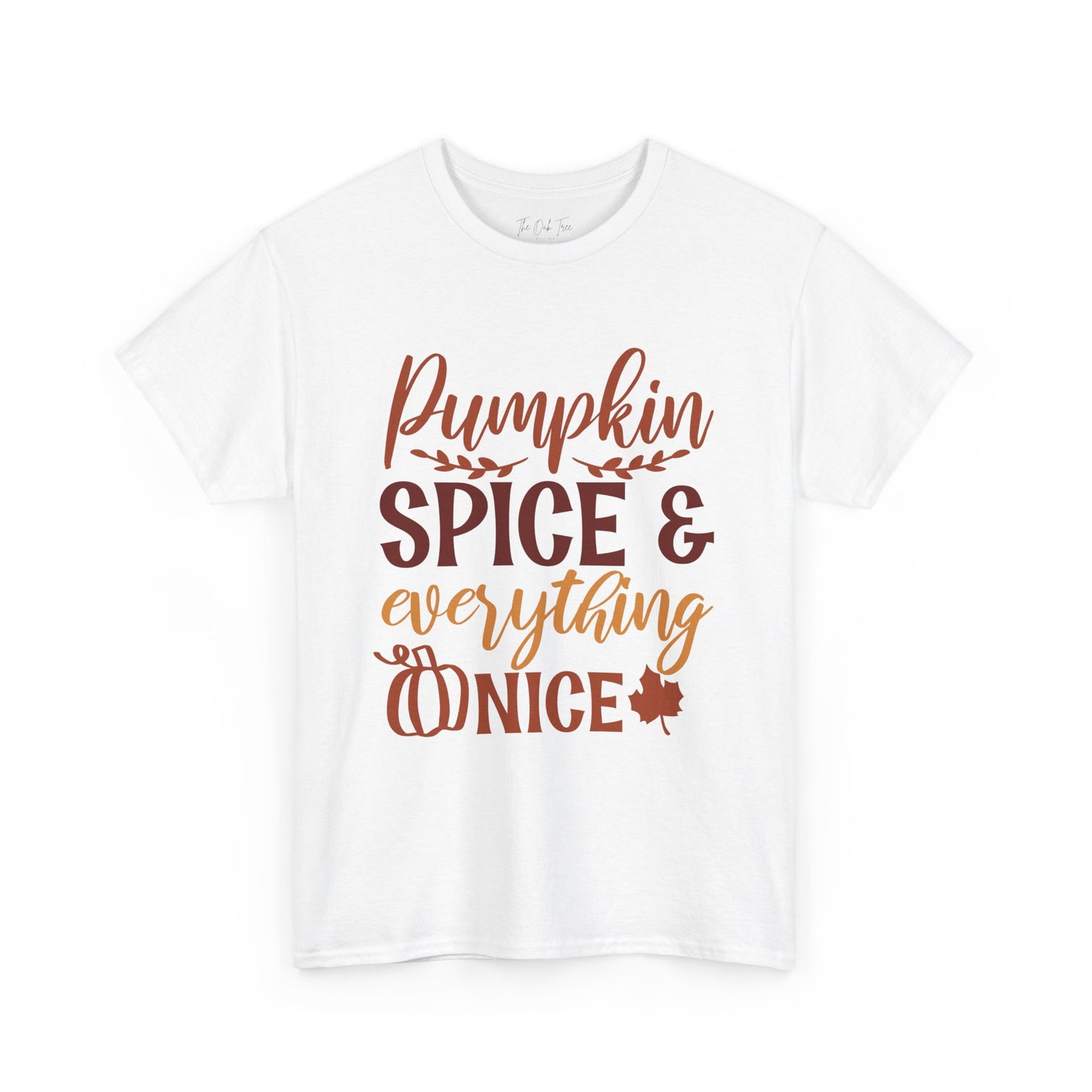 Pumpkin Spice & Everything Nice Unisex Heavy Cotton Tee