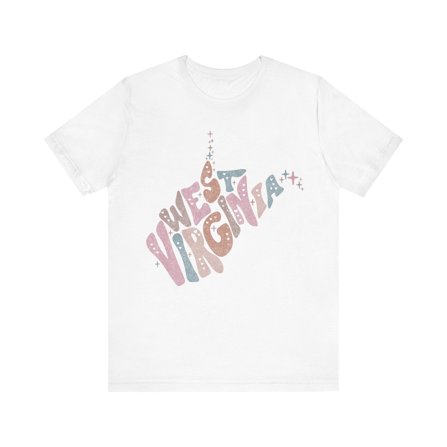 West Virginia State Tee Unisex Jersey Short Sleeve Tee