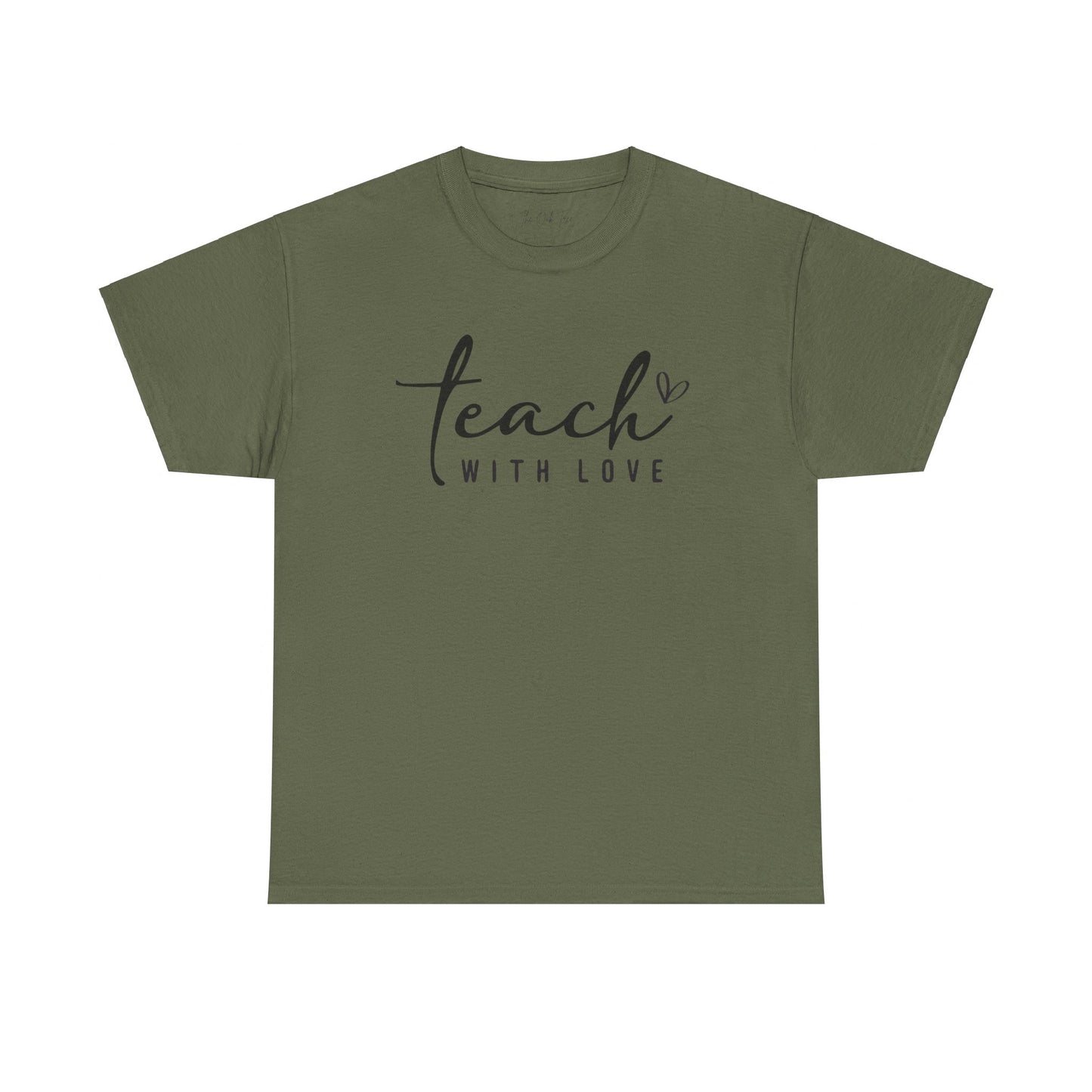 Teach With Love (2) Unisex Heavy Cotton Tee