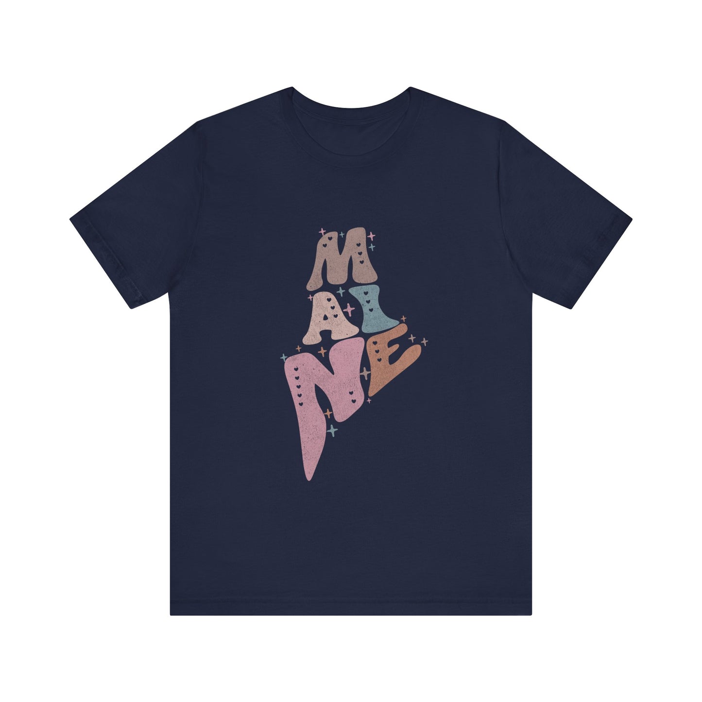Maine State Tee Unisex Jersey Short Sleeve Tee