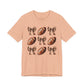 Football & Bows Tee — Cute Game Day Shirt for Fans & Moms
