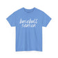 Baseball Season- White Text Tee
