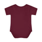 Baby Bodysuit — Football & Bow Pattern Infant Onesie (Cute Game Day Outfit)