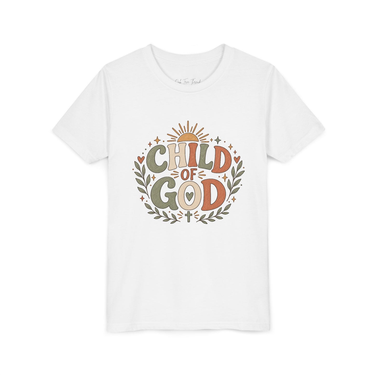 Child of God Youth Tee — Cute Faith-Based Kids Shirt